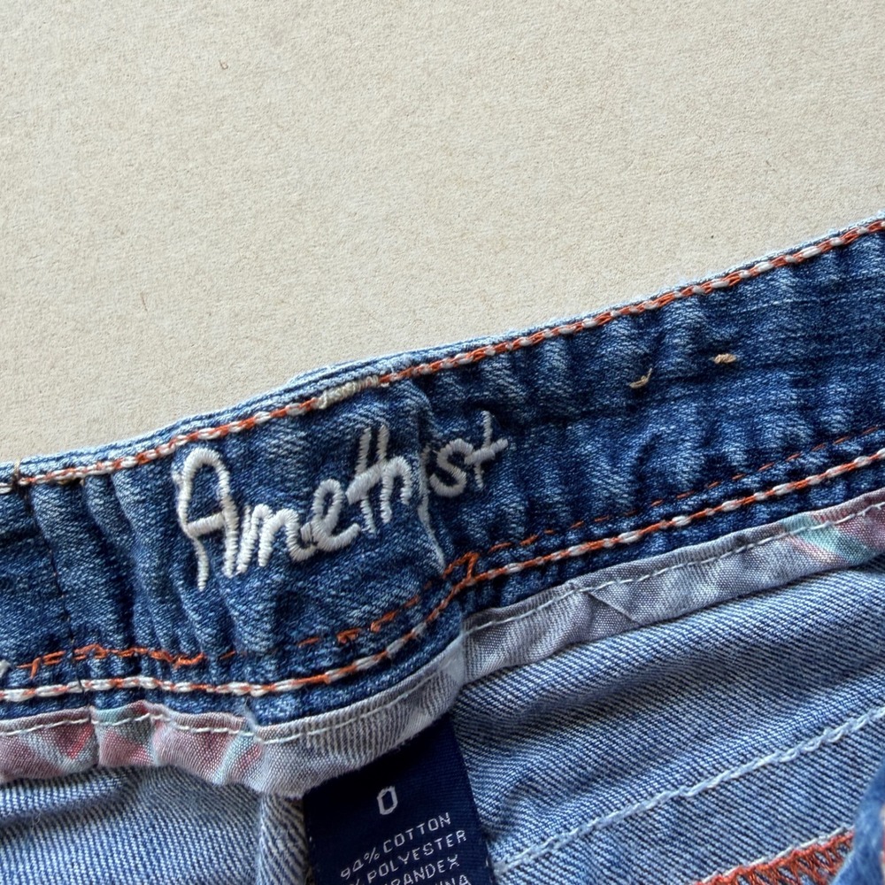 Y2K Amethyst Flare Low Rise Bootcut Jeans - Picture 4 of 5
